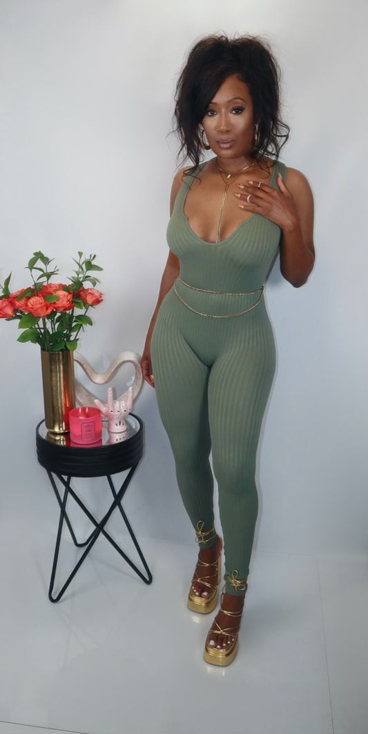 Kay Ribbed Jumpsuit image 1