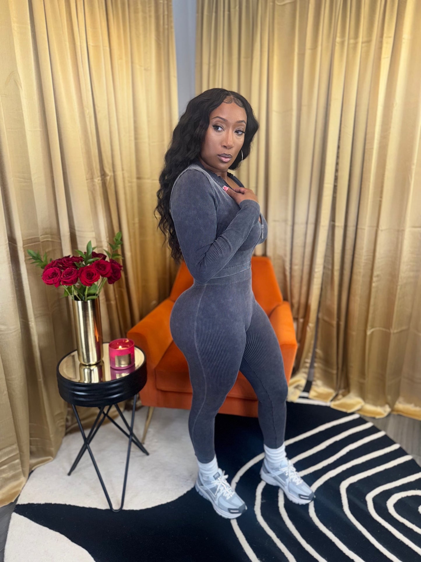 Ash Ribbed Set image 2