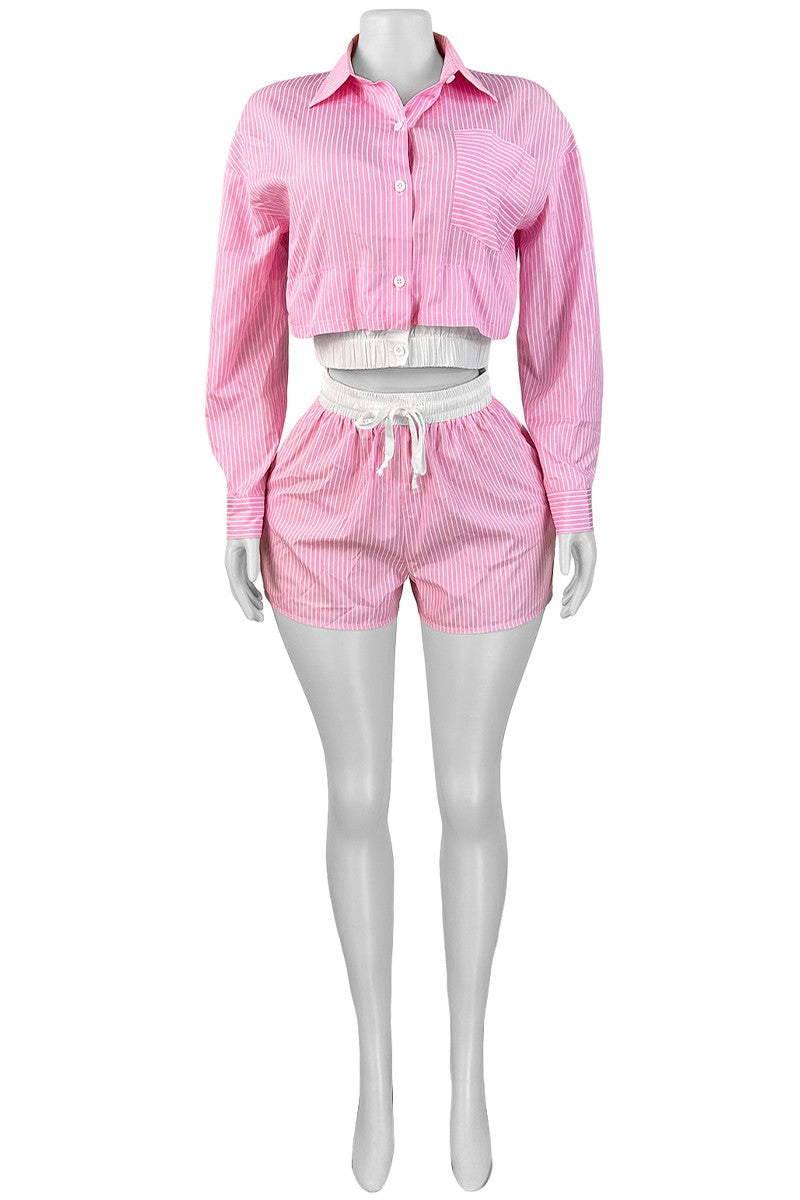 Bossy In Stripes Set