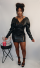 Alani Leather Dress image 0